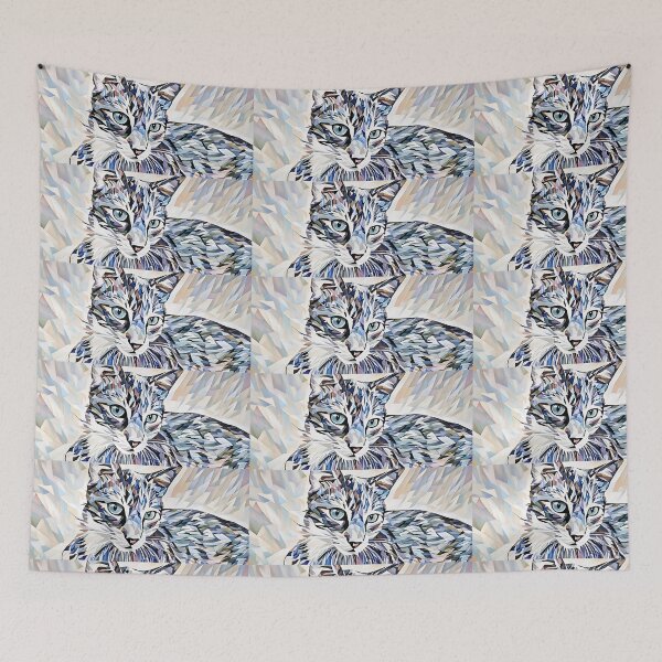 Item preview, The magical cat  designed and sold by wallartofmio.