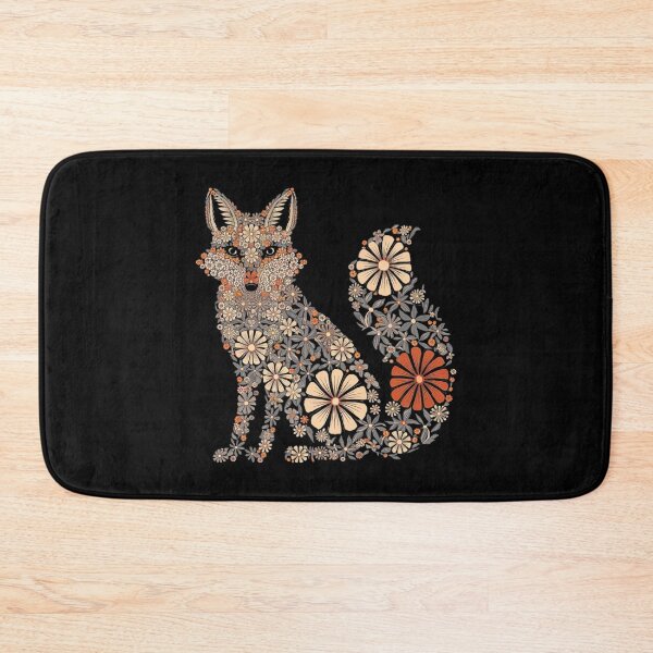 Item preview, Floral Fox Art - Nature-Inspired Animal Illustration designed and sold by love3617.