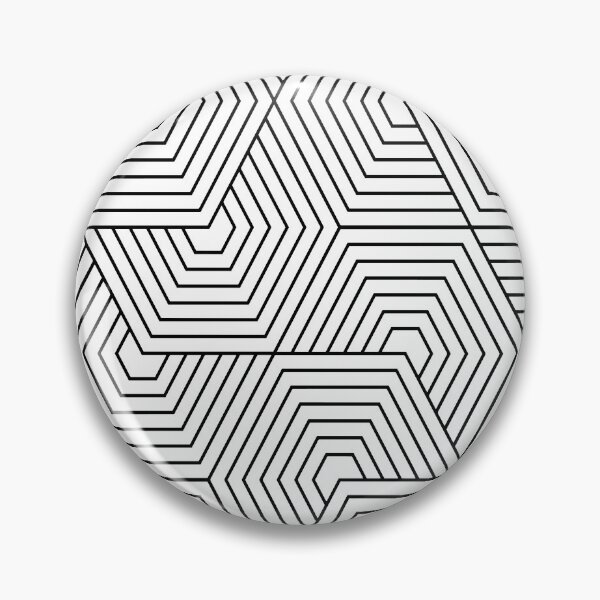 Item preview, Fine Geometrical black and white Pattern Pillow and Home Decor designed and sold by paulo silveira.