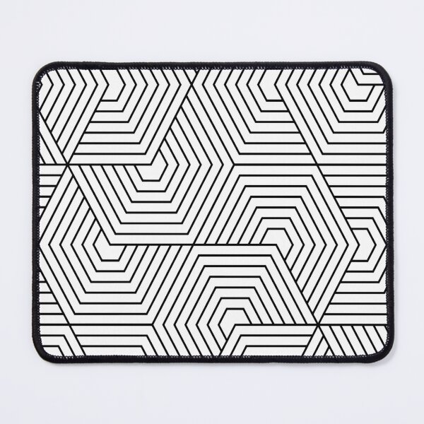 Item preview, Fine Geometrical black and white Pattern Pillow and Home Decor designed and sold by paulo silveira.