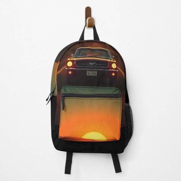 Item preview, Mustang on a Scenic Sunset Drive designed and sold by AmberHorizon7.
