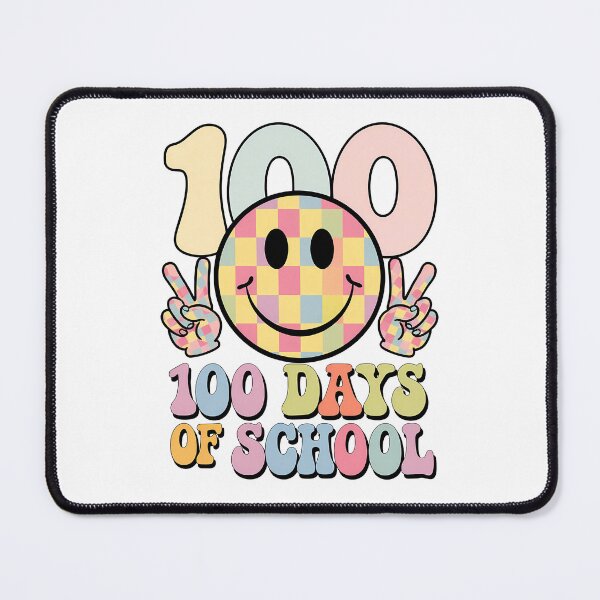 Item preview, 100 Days of School vibrant smiley face designed and sold by TheWizArt.