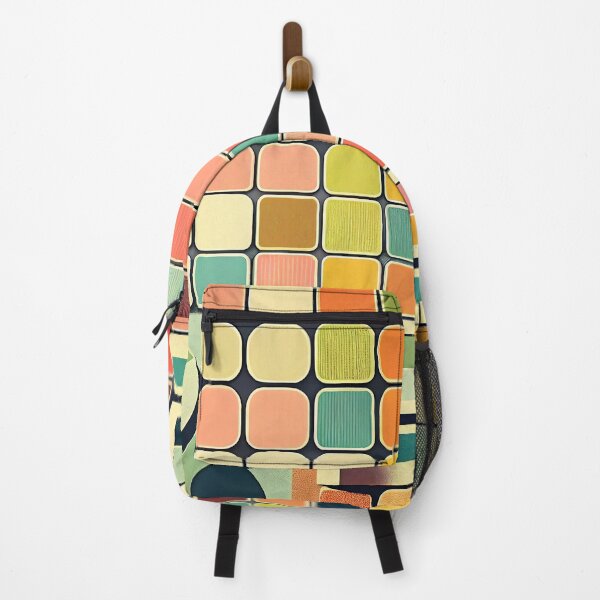 Item preview, Background in 60s, 70s, 80s style. Wallpaper or poster blank. Geometric pattern designed and sold by anytka.