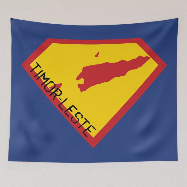 Item preview, TIMOR-LESTE SHIELD - Freedom Is The Superpower -   SUPERHERO spellout design designed and sold by pelagio.