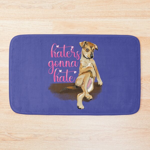 Item preview, "Haters Gonna Hate" Chill Dog Illustration - A Perfect Blend of Attitude & Relaxation designed and sold by Pandositive.