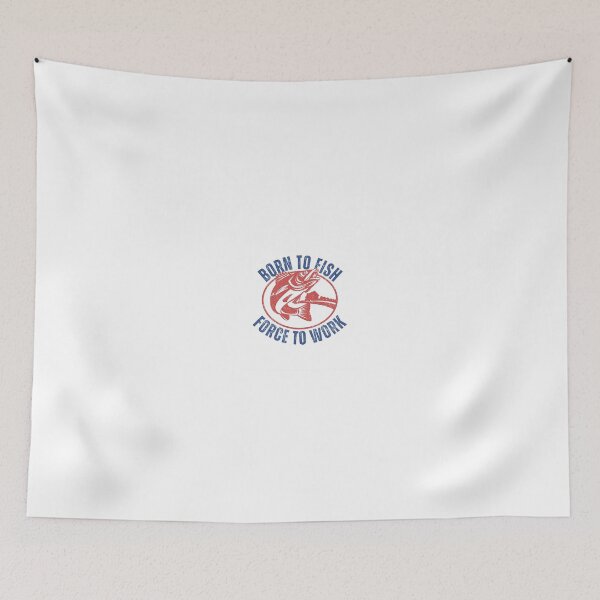 Item preview, Born to fish force to work 2 designed and sold by dtbus79.