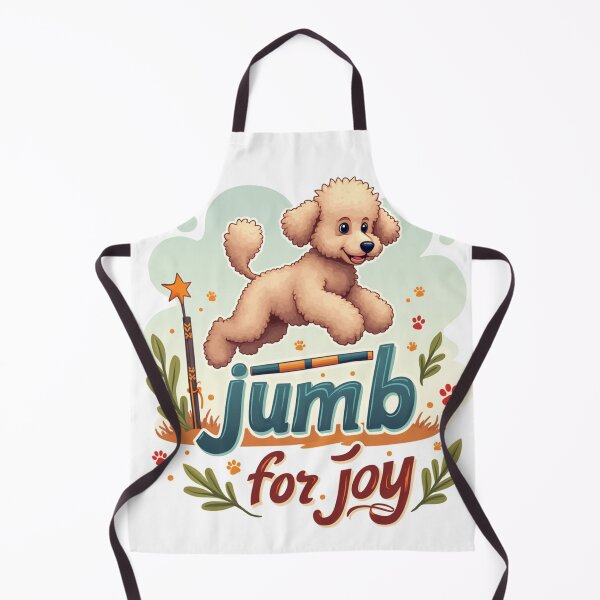 Item preview, Poodle Agility Adventure - Jump for Joy designed and sold by rayaARTs.