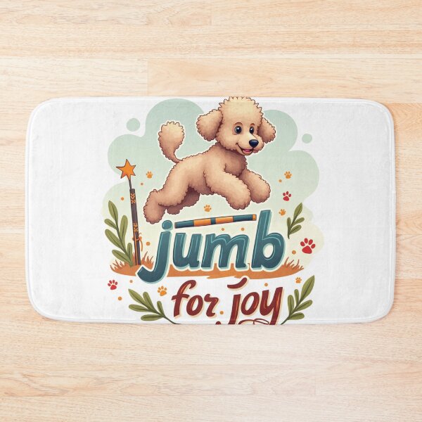 Item preview, Poodle Agility Adventure - Jump for Joy designed and sold by rayaARTs.