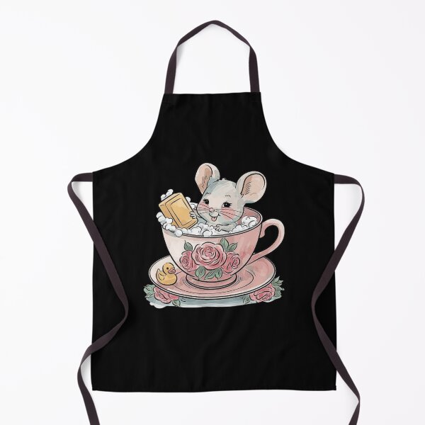 Item preview, Cute Mouse in Teacup Illustration for Whimsical Home Decor designed and sold by love3617.