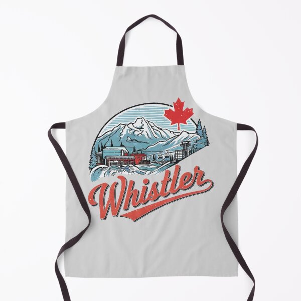 Item preview, Whistler BC Canada Retro Landscape Skiing Resort  designed and sold by HowToCanadian.