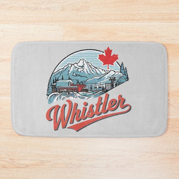 Item preview, Whistler BC Canada Retro Landscape Skiing Resort  designed and sold by HowToCanadian.
