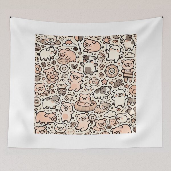 Item preview, Adorable Piglet Activities designed and sold by CeammiShop.