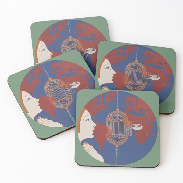 Item preview, Vintage - Woman and Bird designed and sold by RickE.