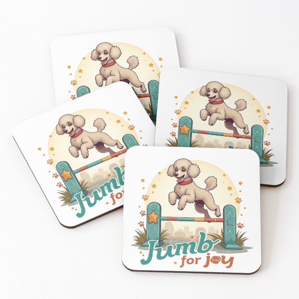 Item preview, Poodle Agility in Action - jumb for joy designed and sold by rayaARTs.