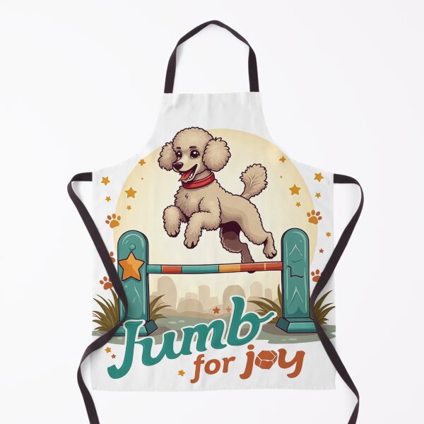 Item preview, Poodle Agility in Action - jumb for joy designed and sold by rayaARTs.
