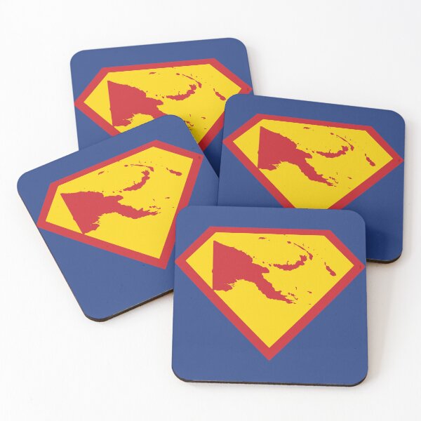 Item preview, SUPER PAPUA NEW GUINEA SHIELD - Freedom Is The Superpower -  SUPERHERO design designed and sold by pelagio.