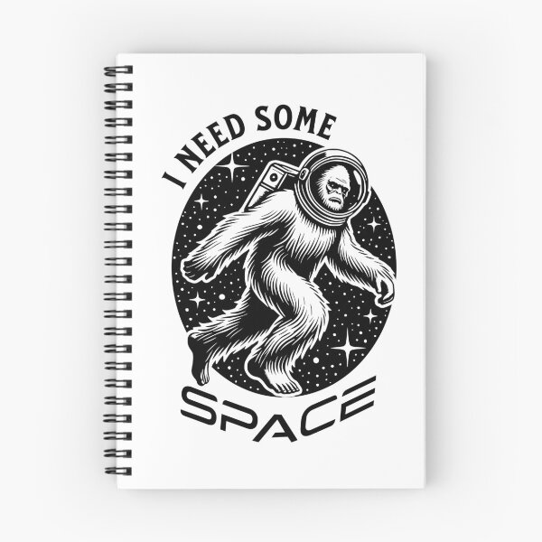 Item preview, I Need Some Space - Bigfoot Astronaut  designed and sold by SamSupershirt.