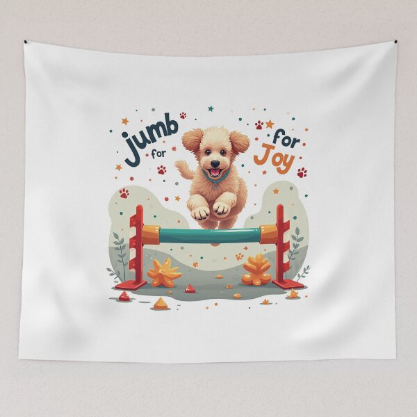 Item preview, Agility Star - Poodle Jumping High designed and sold by rayaARTs.