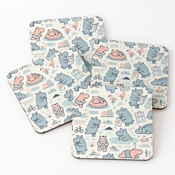 Item preview, Minimal Hippo Activities designed and sold by CeammiShop.