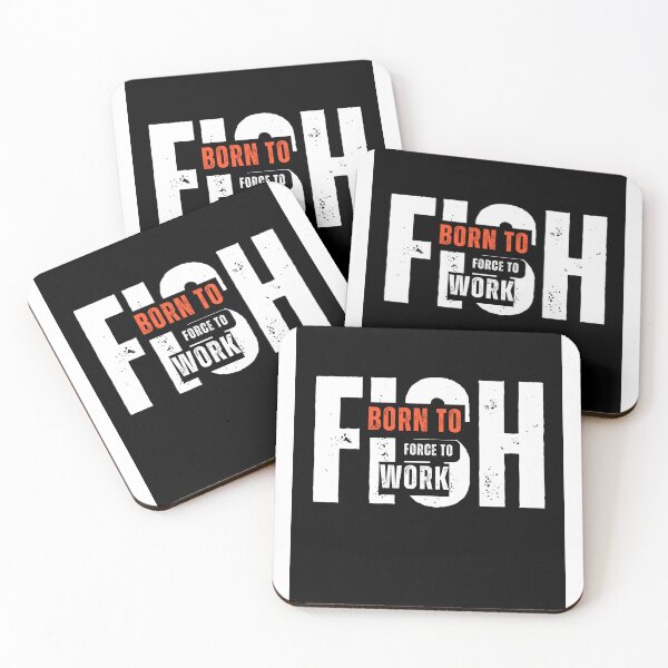 Item preview, Born to fish force to work 13 designed and sold by dtbus79.