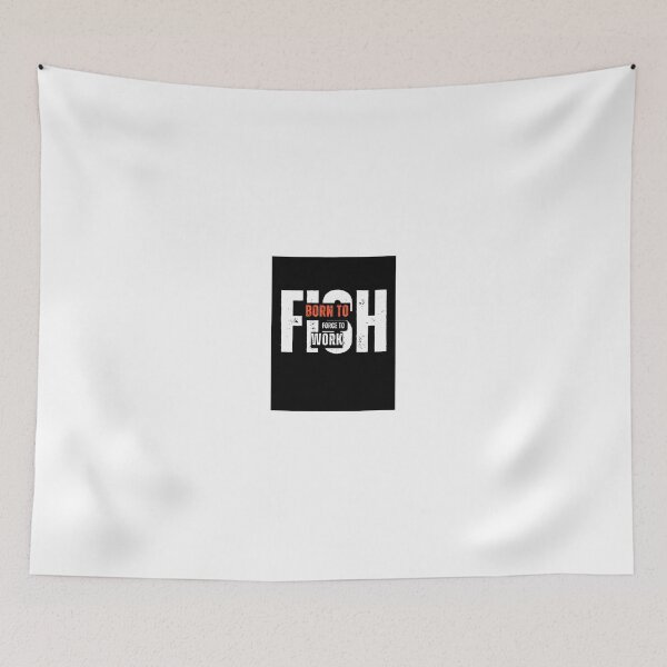 Item preview, Born to fish force to work 13 designed and sold by dtbus79.