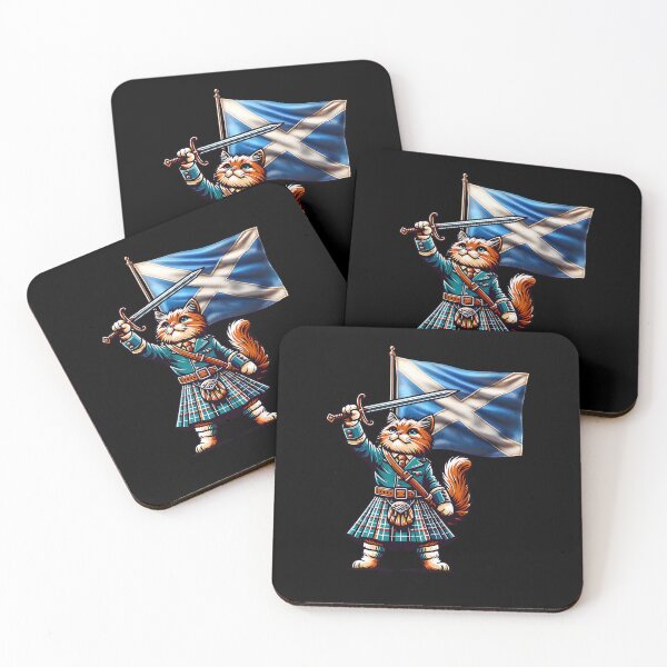 Item preview, Scottish cat with a sword. designed and sold by ReneMM.