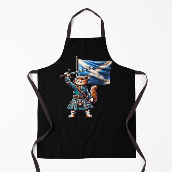 Item preview, Scottish cat with a sword. designed and sold by ReneMM.