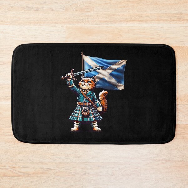 Item preview, Scottish cat with a sword. designed and sold by ReneMM.