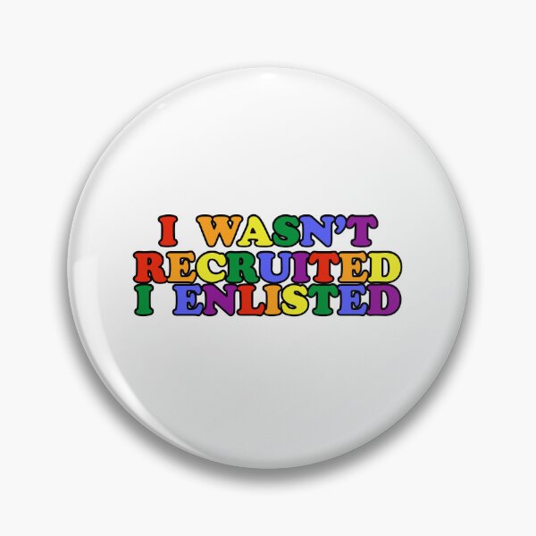Item preview, I wasn't recruited I enlisted designed and sold by remerasnerdas.