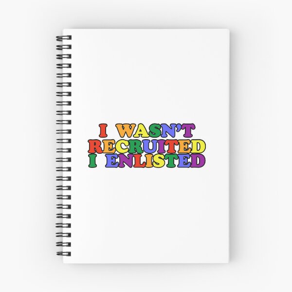 Item preview, I wasn't recruited I enlisted designed and sold by remerasnerdas.