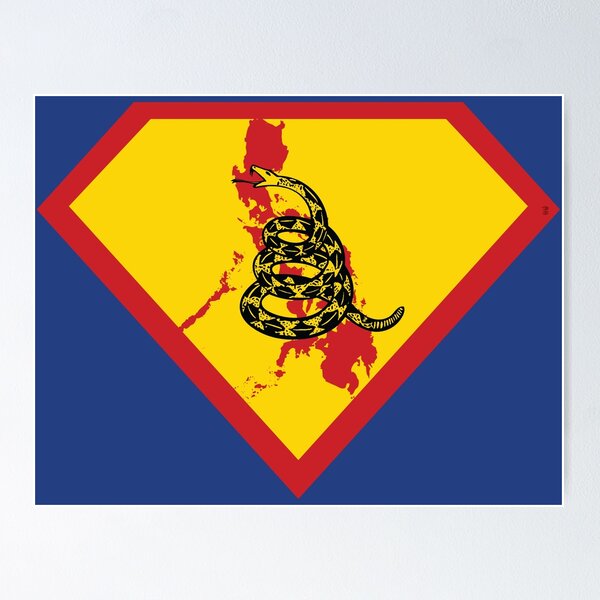 Item preview, PHILIPPINES   SHIELD - Freedom Is The Superpower - Gadsden Snake Flag - Dont Tread On Me SUPERHERO design designed and sold by pelagio.
