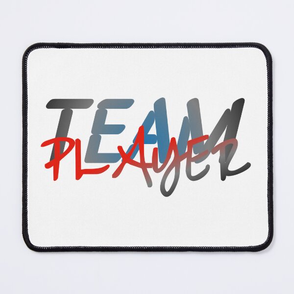Item preview, Team Player - Motivational Typography Design designed and sold by 4DN4NE.