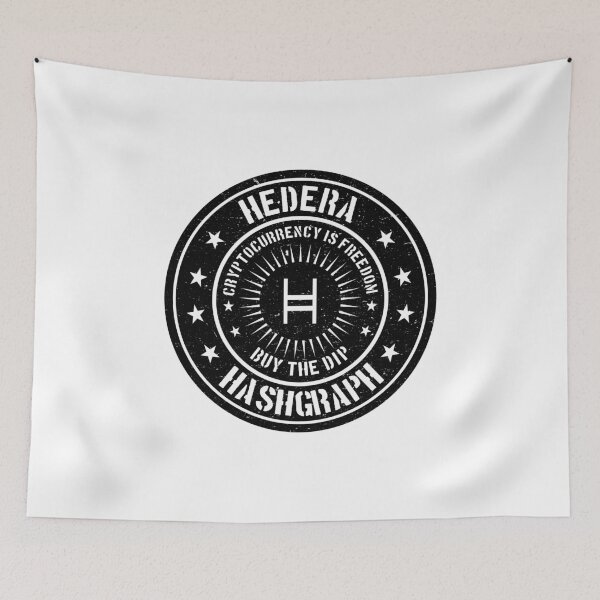 Item preview, hbar logo hedera hashgraph #2 designed and sold by Cuztomthreads.