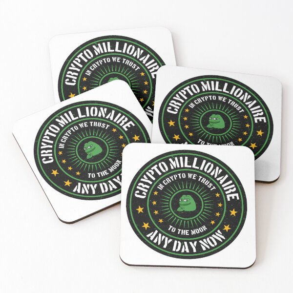 Item preview, pepe coin crypto designed and sold by Cuztomthreads.