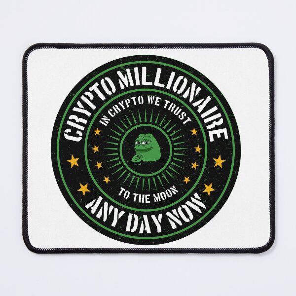 Item preview, pepe coin crypto designed and sold by Cuztomthreads.