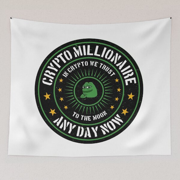 Item preview, pepe coin crypto designed and sold by Cuztomthreads.