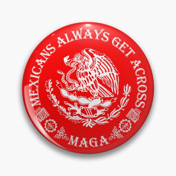 Item preview, White maga design on red colored background designed and sold by Cuztomthreads.