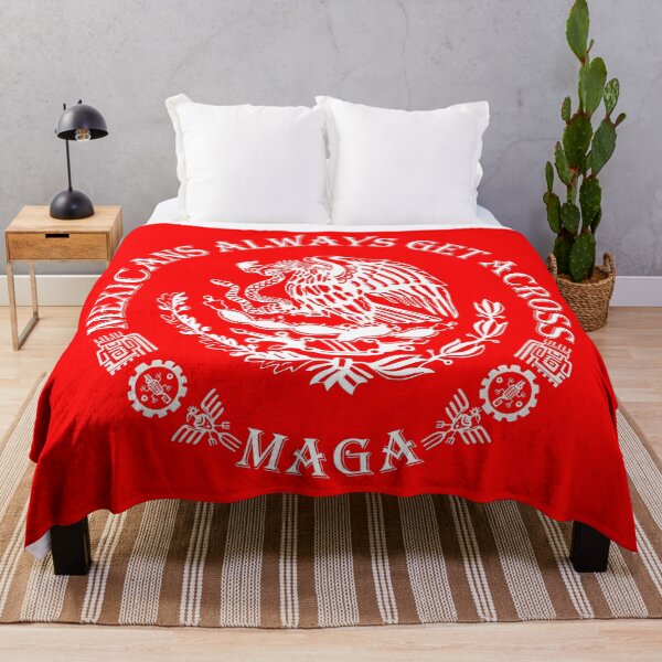 Item preview, White maga design on red colored background designed and sold by Cuztomthreads.