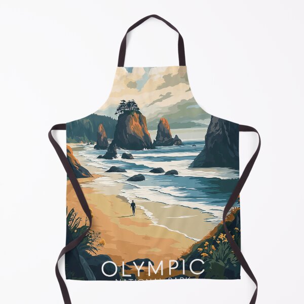 Item preview, Olympic National Park Coastal Artwork designed and sold by MisfitPrintsUs.