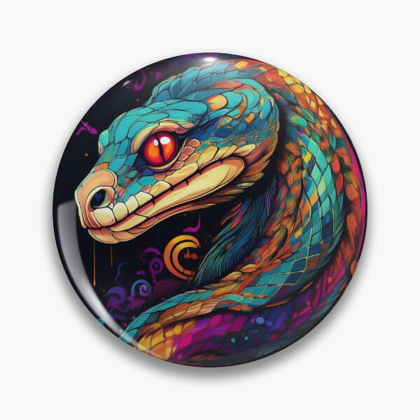 Item preview, graffiti illustration of a snake designed and sold by Boxing Kangaroo Retail Company.