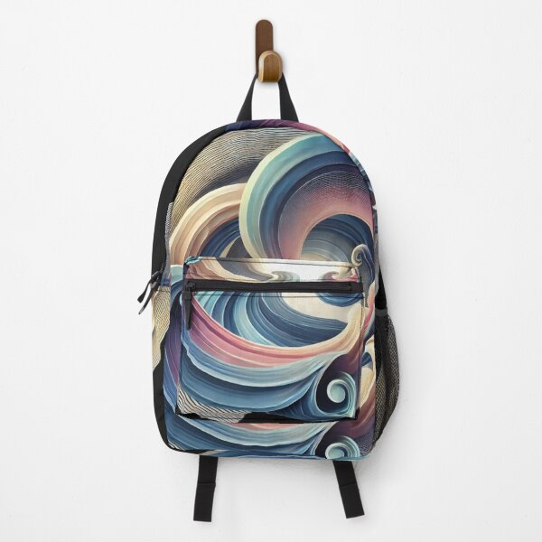 Item preview, Flowing Depths - Vibrant Tunnel-like Abstract Art designed and sold by Desireehaz.