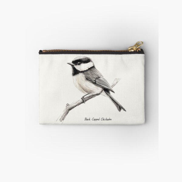 Item preview, Black-Capped Chickadee Illustration with Intricate Pencil Detailing designed and sold by Retro Travel Design.