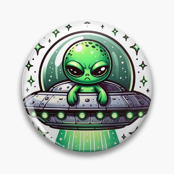 Item preview, Alien UFO, Alien Space designed and sold by nadyushka-art.