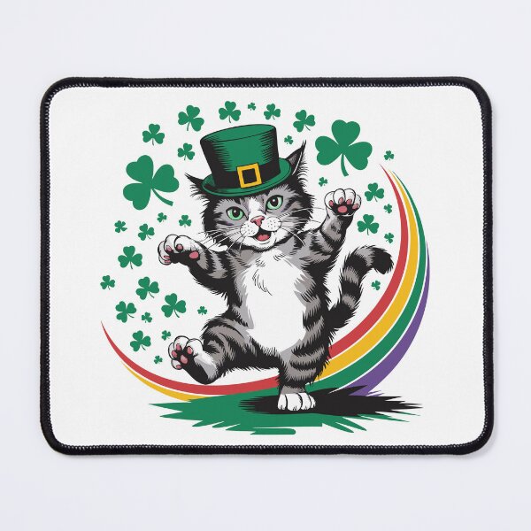 Item preview, St. Patrick's Day Cat designed and sold by StandoutTShirts.