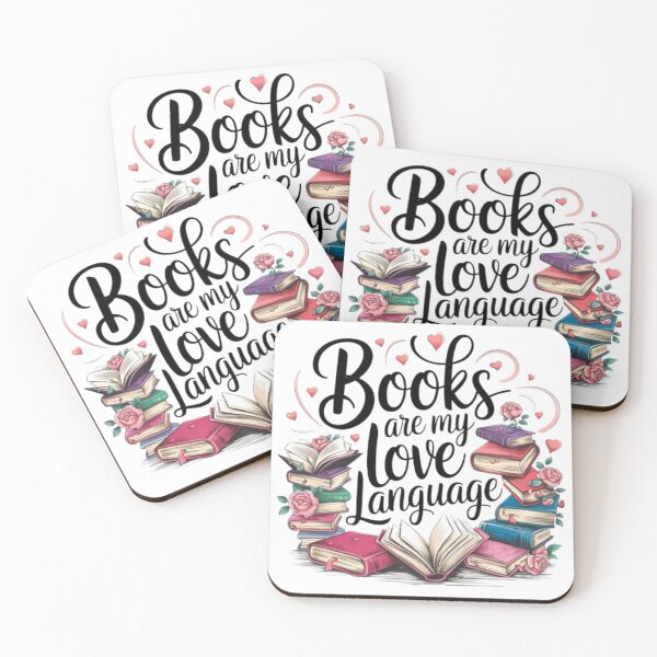 Item preview, Books Are My Love Language – Whimsical Literary Art for Book Lovers designed and sold by GemBob Creations.