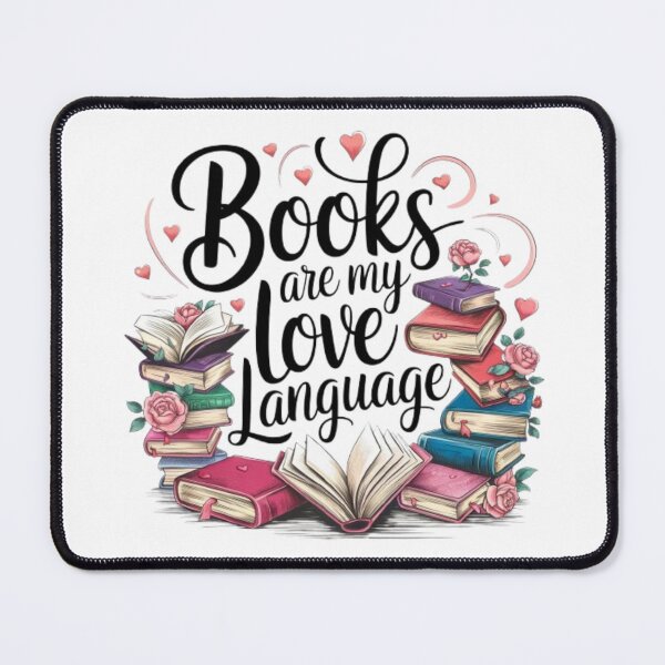 Item preview, Books Are My Love Language – Whimsical Literary Art for Book Lovers designed and sold by GemBob Creations.