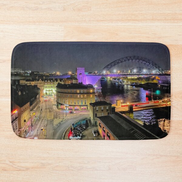 Item preview, Newcastle upon Tyne at night designed and sold by Violaman.