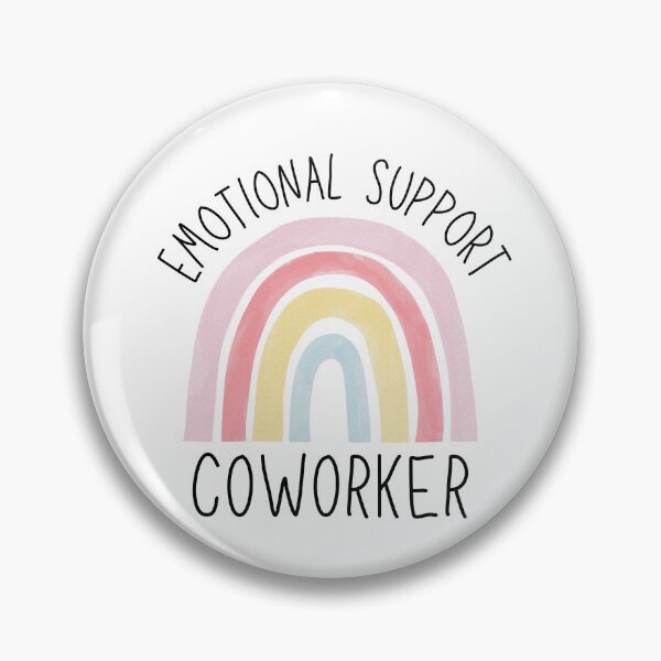 Item preview, Emotional Support Coworker designed and sold by LyndaNoel Design.