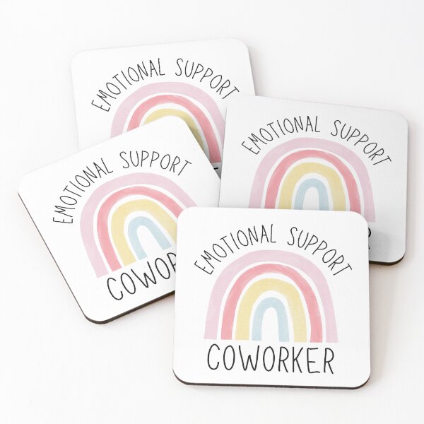 Item preview, Emotional Support Coworker designed and sold by LyndaNoel Design.