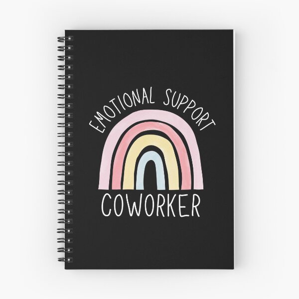 Item preview, Emotional Support Coworker (Dark Background) designed and sold by LyndaNoel Design.